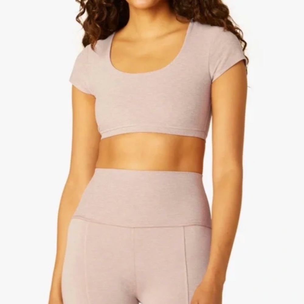 Beyond Yoga Spaced What's the Scoop Bra, Chai- Size Medium